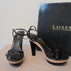 Ralph Lauren Kerry Platform Sandal  8.5